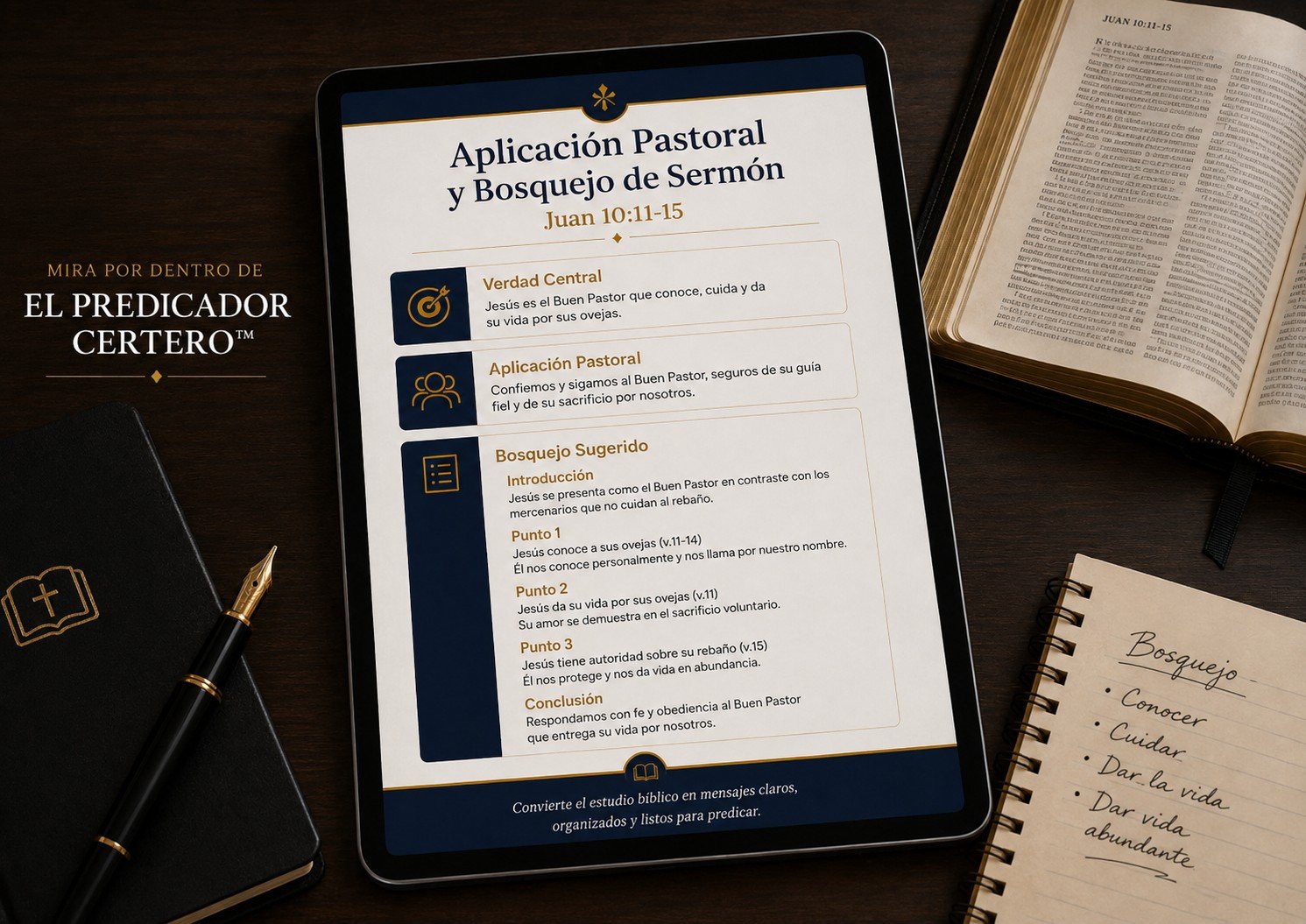 Página interna — Aplicación Pastoral